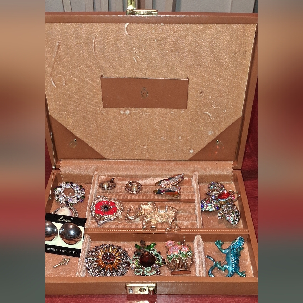 Vintage Mele Jewelry Box